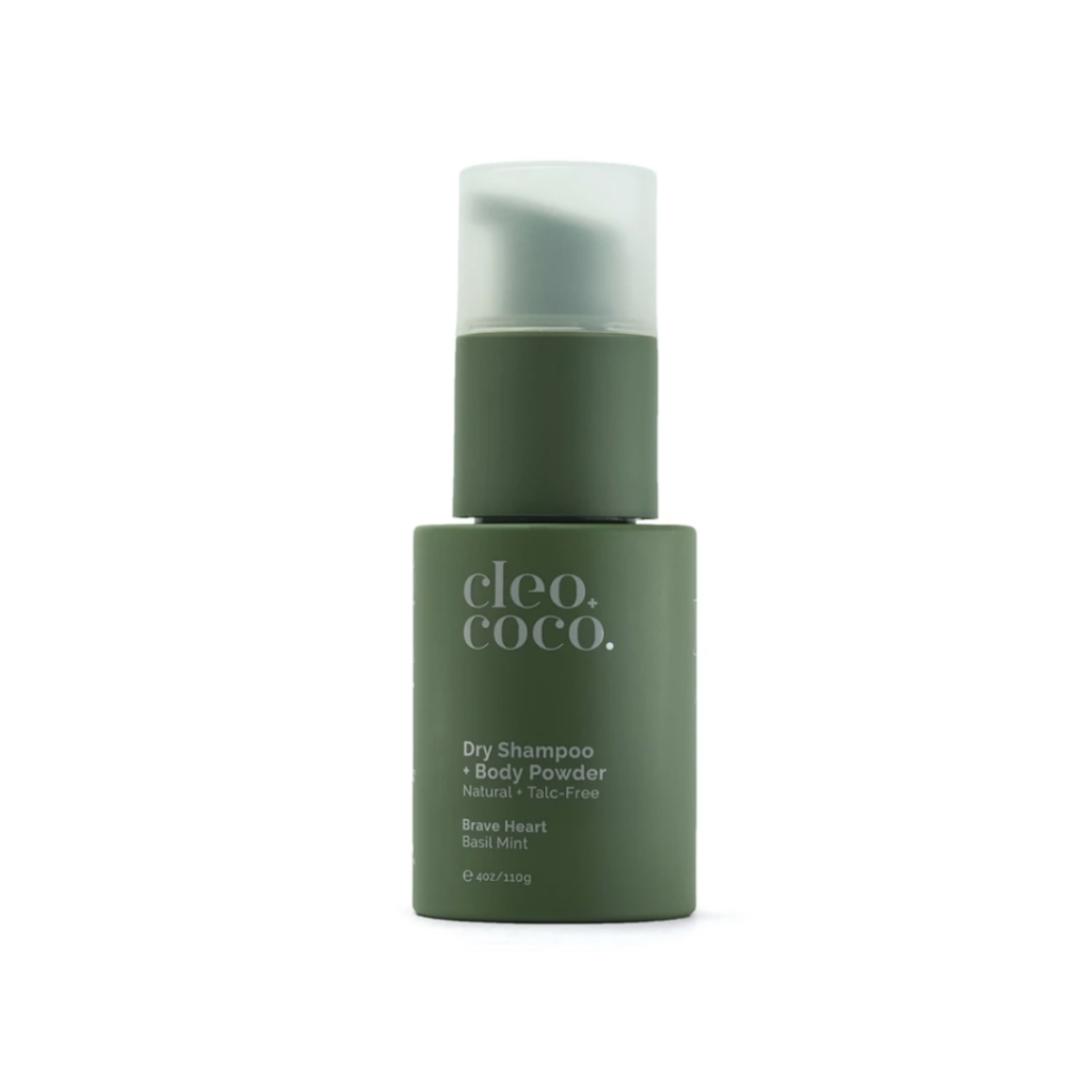 Dry Shampoo Body Powder Brave Heart Basil Mint Greenhouse